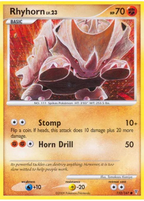 Rhyhorn - Reverse Holo