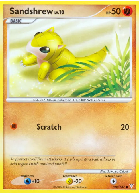 Sandshrew - Reverse Holo
