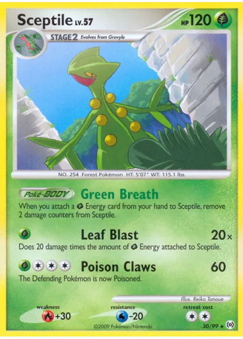 Sceptile - Reverse Holo