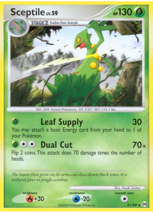 Sceptile - Reverse Holo