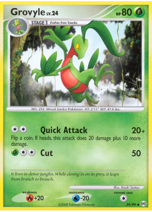 Grovyle - Reverse Holo