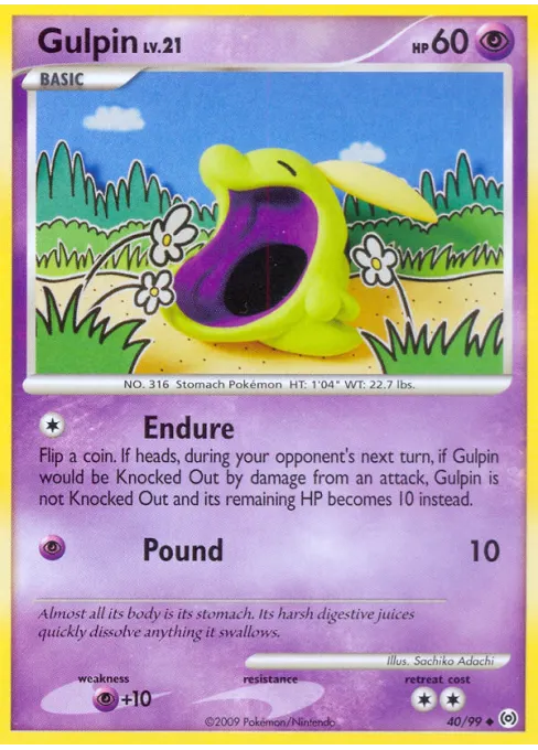 Gulpin - Reverse Holo