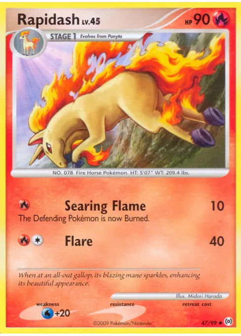 Rapidash - Reverse Holo