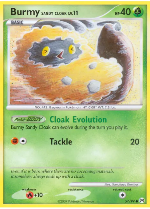 Burmy Sandy Cloak - Reverse Holo