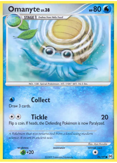 Omanyte - Reverse Holo