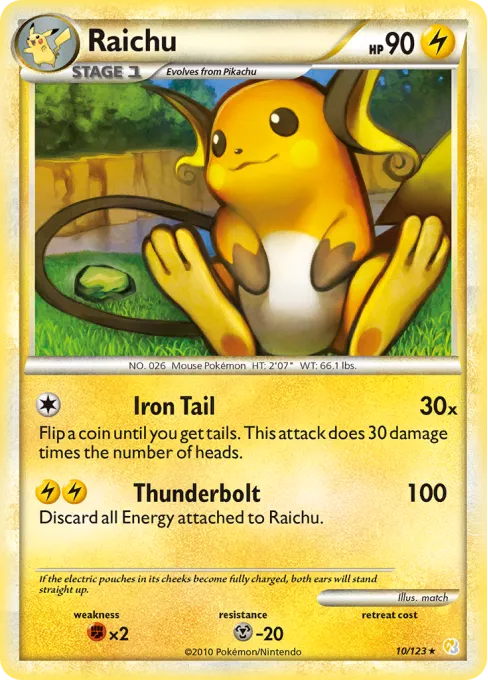 Raichu - Reverse Holo