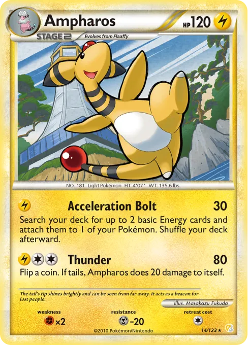 Ampharos - Reverse Holo