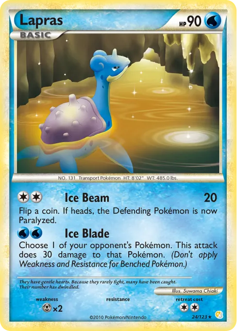 Lapras - Reverse Holo