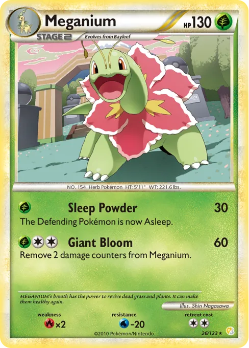 Meganium - Reverse Holo