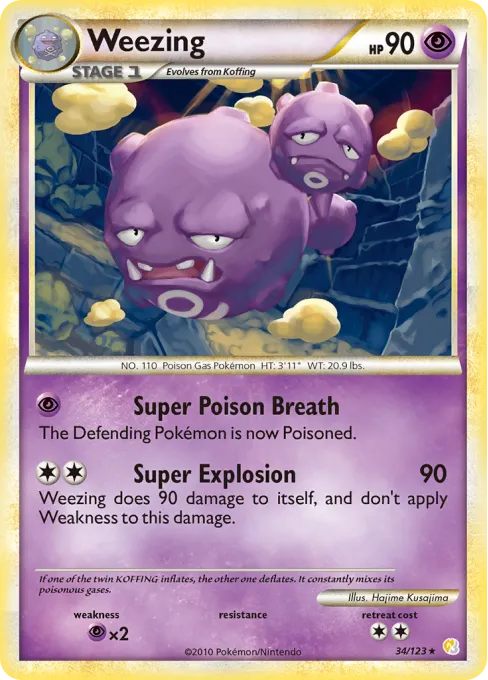 Weezing - Reverse Holo
