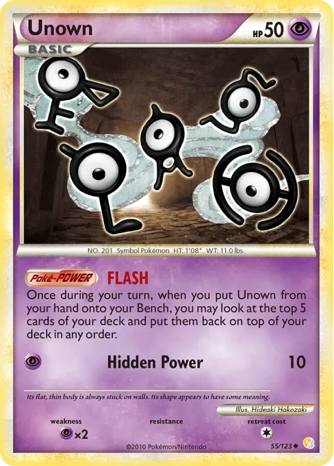 Unown - Reverse Holo