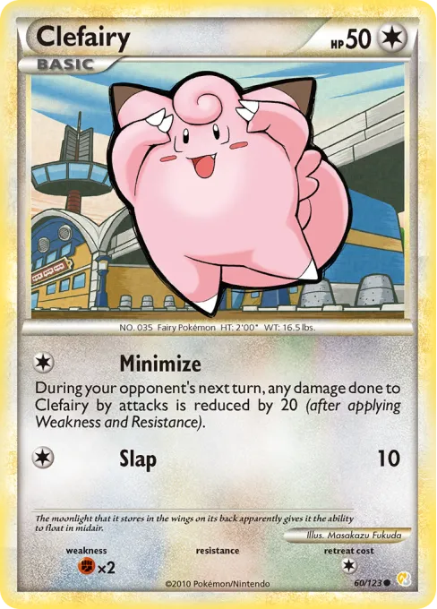 Clefairy - Reverse Holo