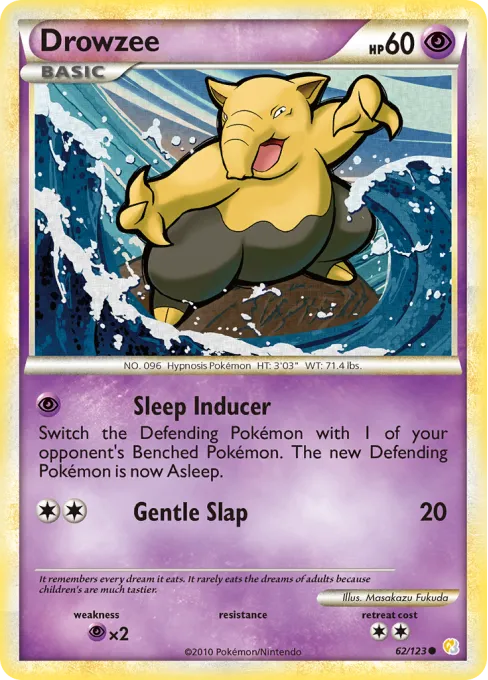 Drowzee - Reverse Holo