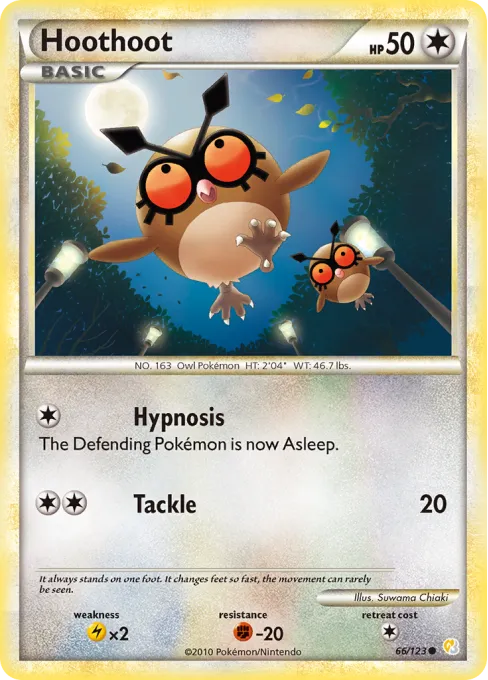 Hoothoot - Reverse Holo