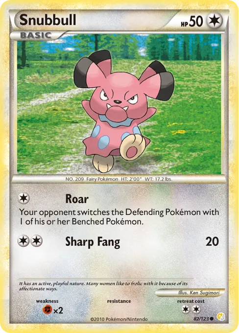 Snubbull - Reverse Holo