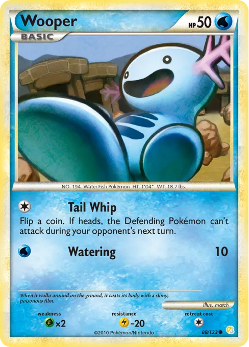 Wooper - Reverse Holo
