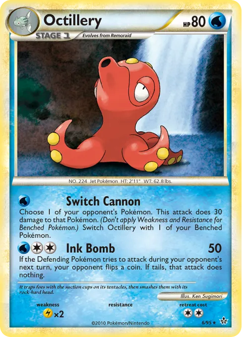 Octillery - Reverse Holo