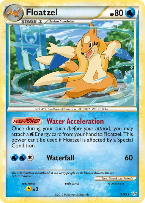 Floatzel - Reverse Holo