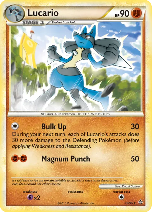 Lucario - Reverse Holo