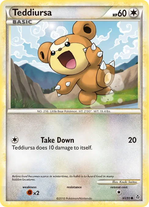 Teddiursa - Reverse Holo