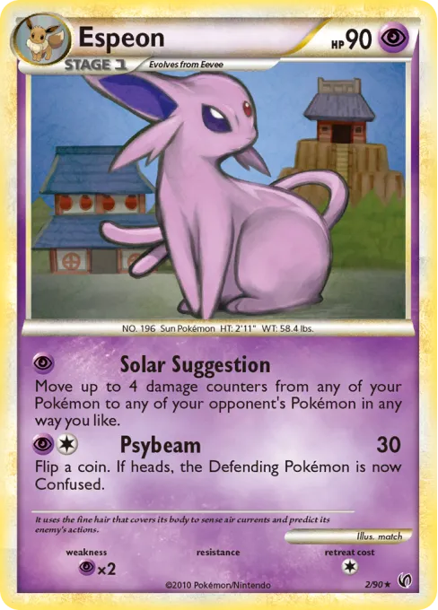 Espeon - Reverse Holo