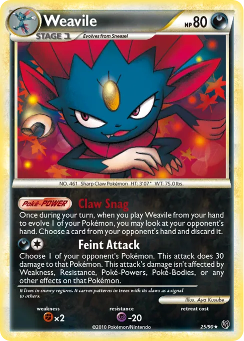 Weavile - Reverse Holo