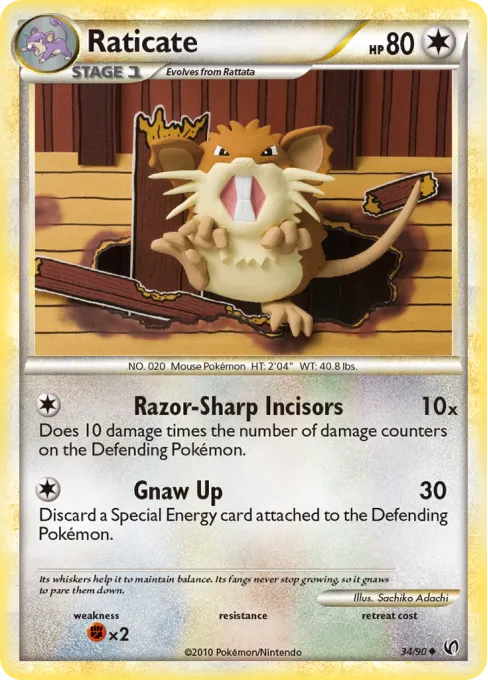 Raticate - Reverse Holo