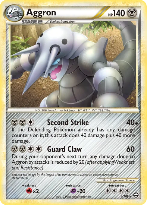Aggron - Reverse Holo