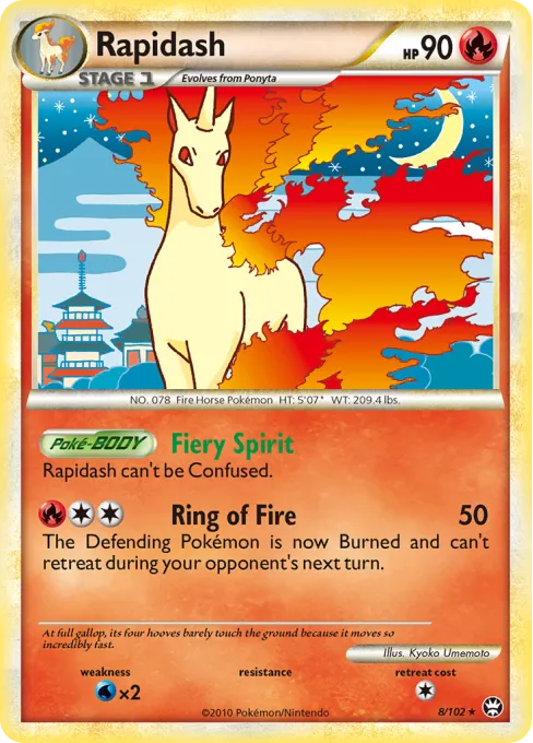 Rapidash - Reverse Holo