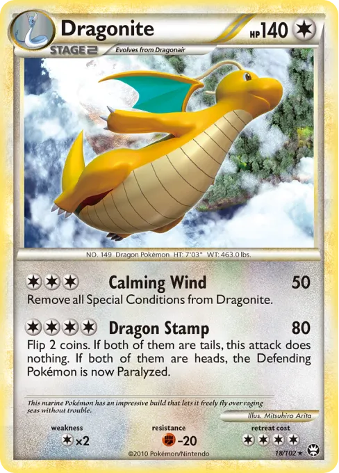 Dragonite - Reverse Holo