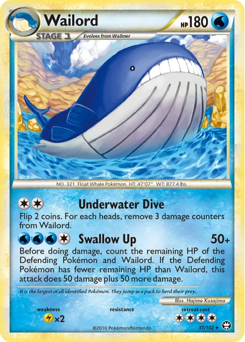Wailord - Reverse Holo