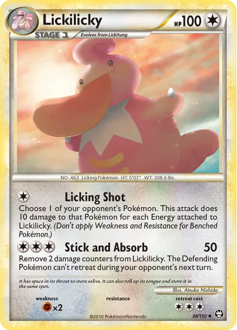 Lickilicky - Reverse Holo