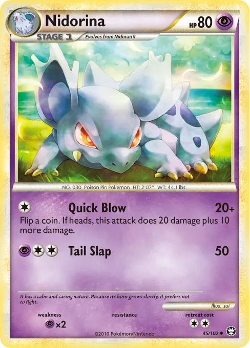 Nidorina - Reverse Holo