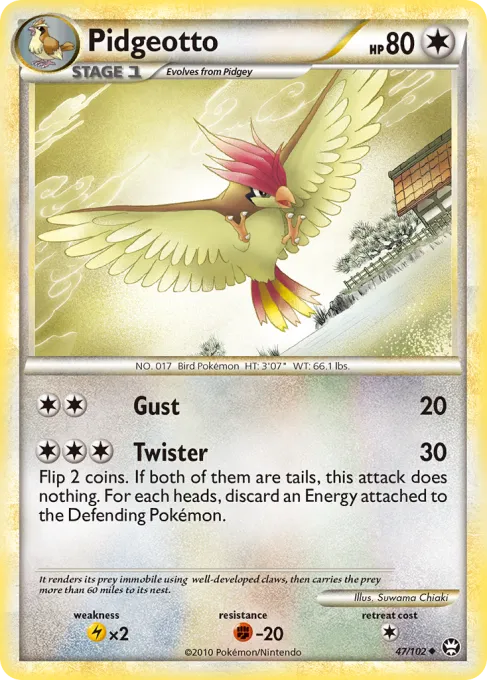 Pidgeotto - Reverse Holo