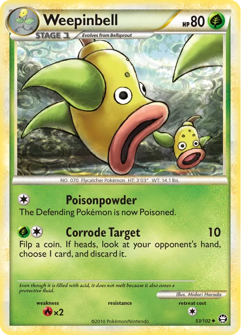 Weepinbell - Reverse Holo