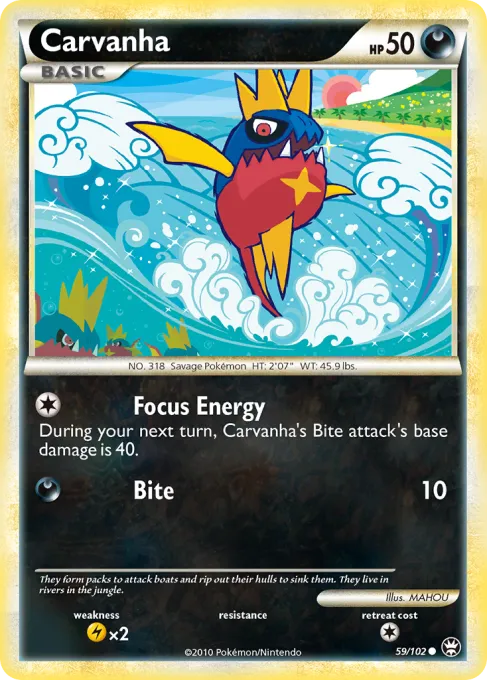 Carvanha - Reverse Holo