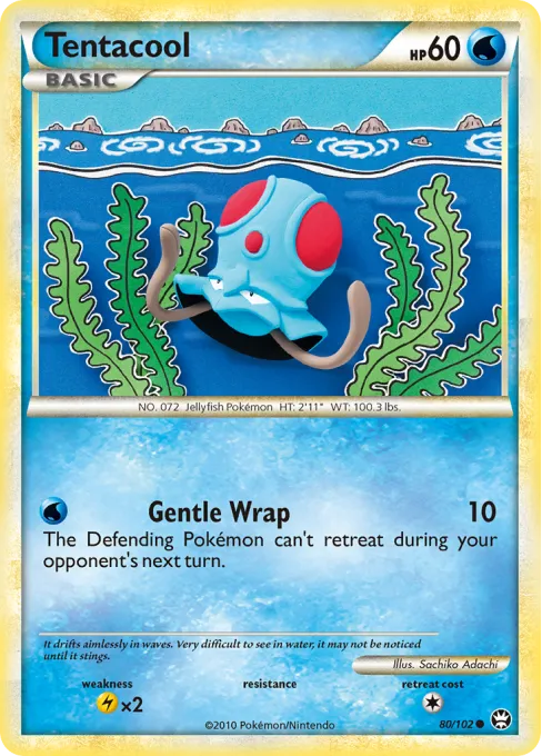 Tentacool - Reverse Holo