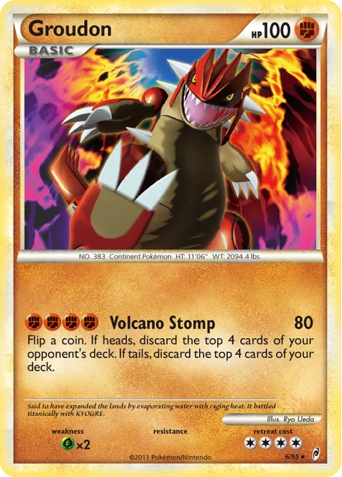 Groudon - Reverse Holo