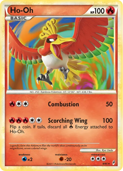 Ho-Oh - Reverse Holo
