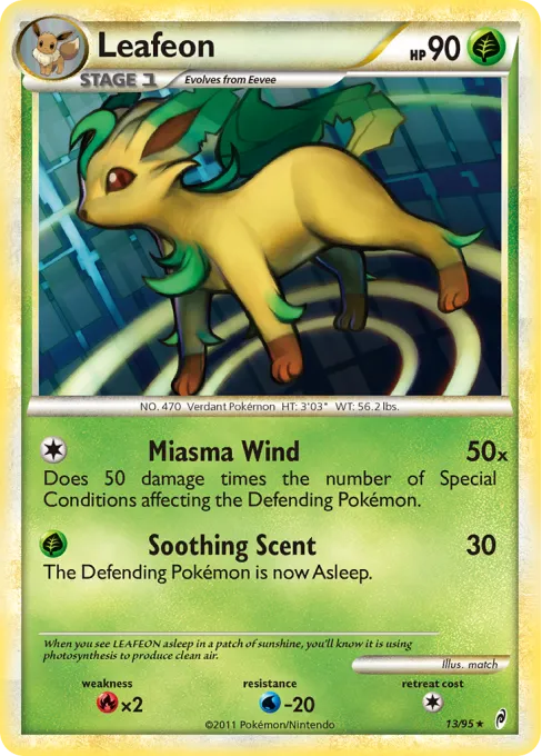 Leafeon - Reverse Holo
