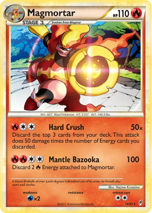 Magmortar - Reverse Holo