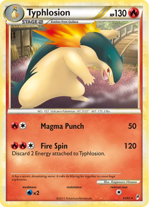 Typhlosion - Reverse Holo