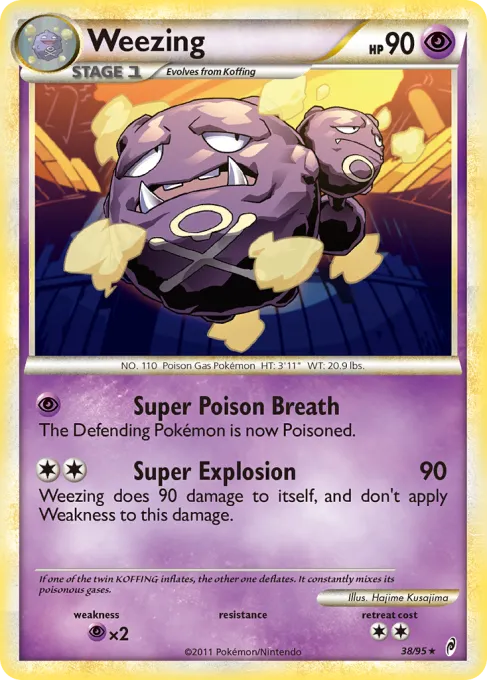 Weezing - Reverse Holo