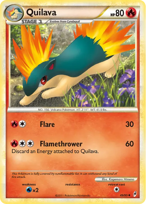 Quilava - Reverse Holo