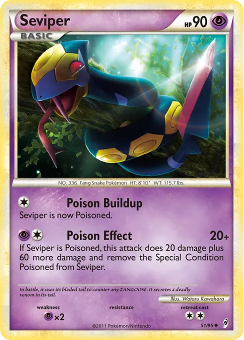 Seviper - Reverse Holo
