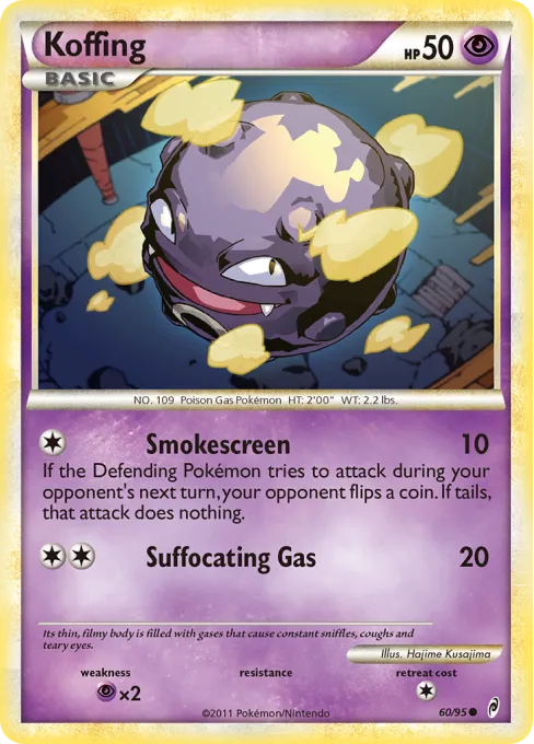 Koffing - Reverse Holo