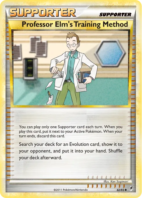 Professor Elm's Training Method - Reverse Holo