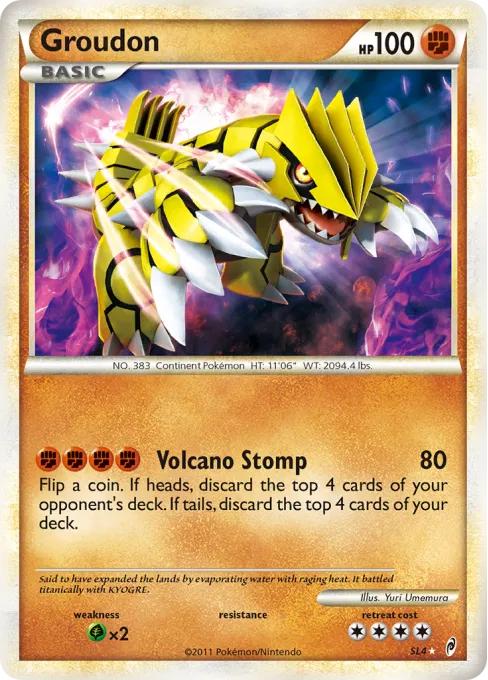 Groudon - Reverse Holo