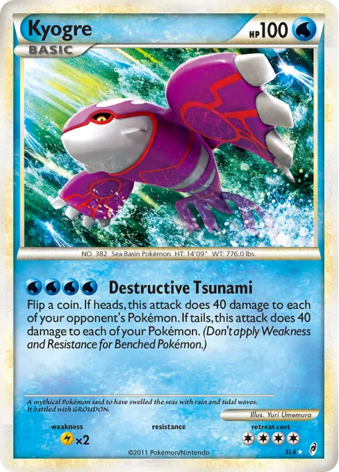 Kyogre - Reverse Holo
