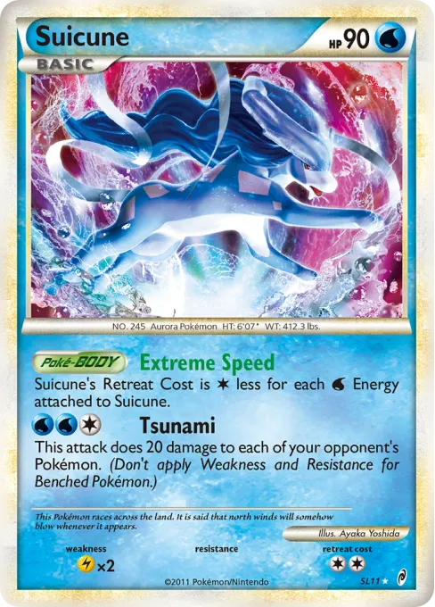 Suicune - Reverse Holo